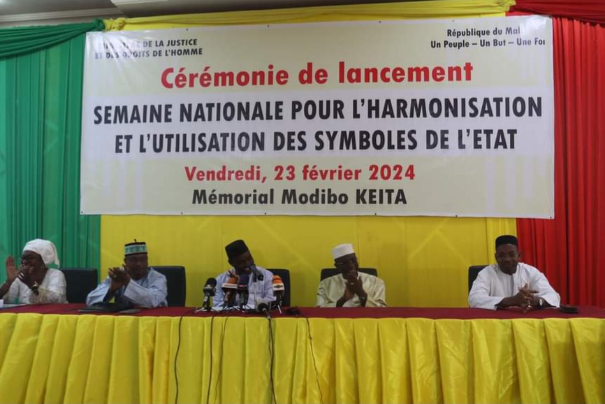 Cérémonie de lancement de la Semaine Nationale pour l’Harmonisation et l'utilisation des Symboles de l’Etat